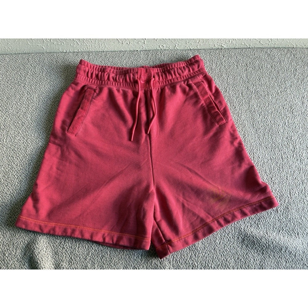 Nike Pink Fleece Shorts Women's Small Athleisure Lounge Sweat Shorts - Picture 3 of 15